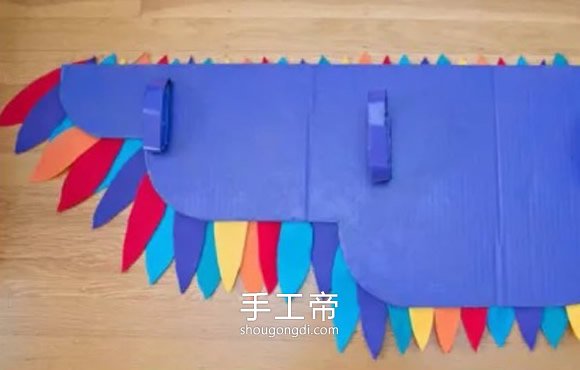 用硬紙板制作玩具翅膀 自制翅膀道具怎麼做 -  www.shougongdi.com