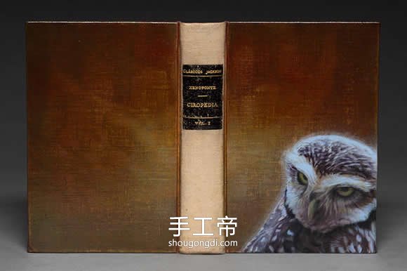 逼真的山川書雕作品 手工書雕藝術圖片欣賞 -  www.shougongdi.com