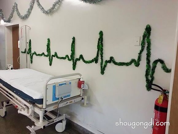 醫院裡的聖誕手工制作 醫藥用品DIY制作聖誕樹 -  www.shougongdi.com