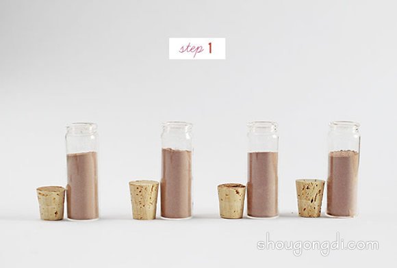 小巧玻璃瓶廢物利用方法 用來當儲物罐不錯 -  www.shougongdi.com
