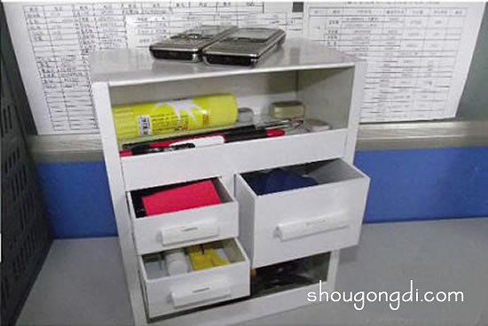 廢紙箱做櫃子的詳細步驟 DIY紙箱櫃子的方法 -  www.shougongdi.com