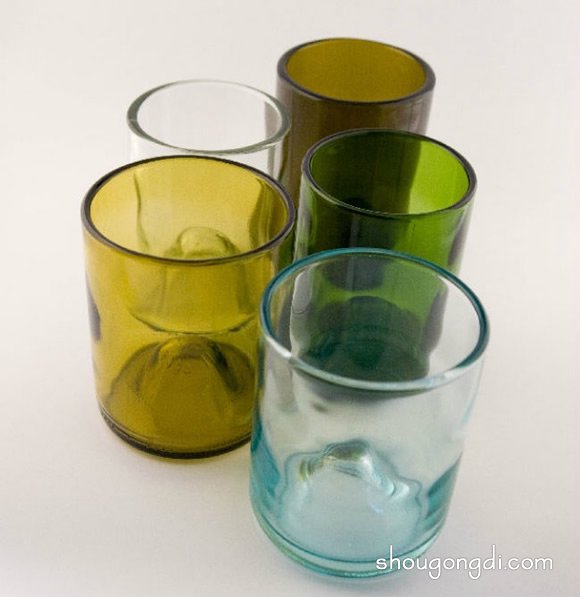 創意無限的酒瓶廢物利用DIY小制作作品圖片 -  www.shougongdi.com