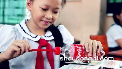可樂瓶廢物利用配件DIY 簡單改造變超實用 -  www.shougongdi.com