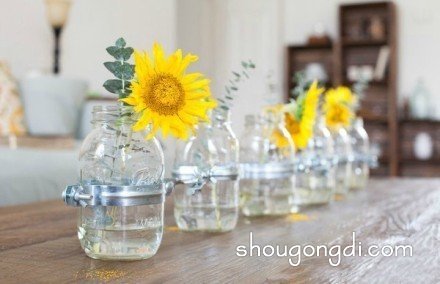玻璃瓶廢物利用創意手工DIY 簡單而且實用！ -  www.shougongdi.com
