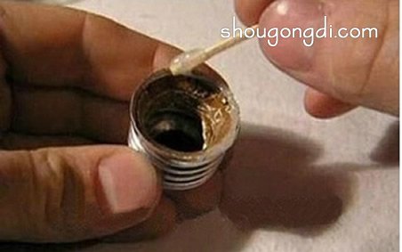 廢燈泡手工DIY制作漂流瓶裝飾品的方法步驟 -  www.shougongdi.com