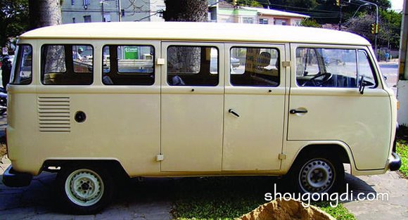 舊的小面包車巧妙改造成星球大戰風格汽車 -  www.shougongdi.com