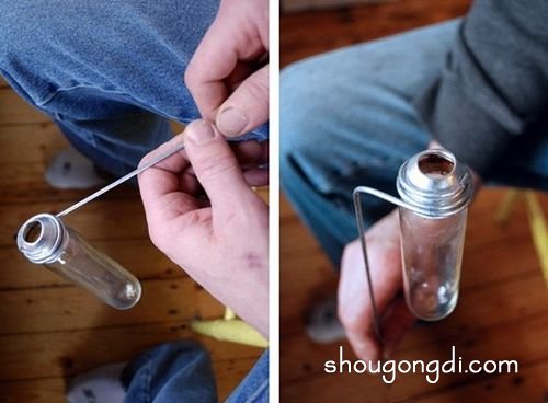 廢燈泡廢物利用制作花瓶 燈泡DIY花瓶的方法 -  www.shougongdi.com