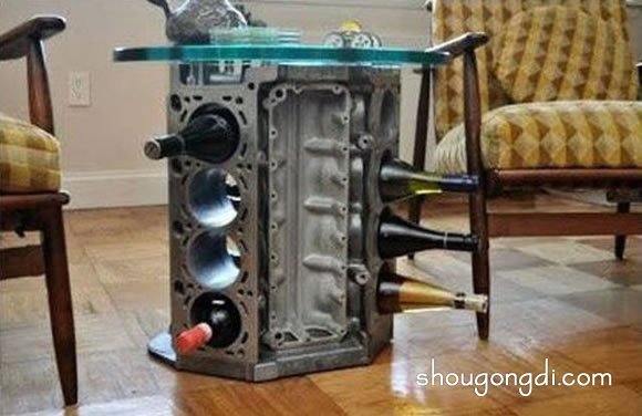 廢物利用DIY 廢棄汽車零部件DIY改造再利用 -  www.shougongdi.com