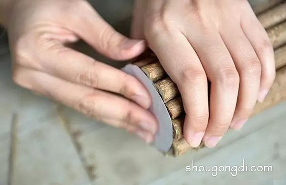 枯樹枝廢物利用DIY唯美燭台和收納掛架 -  www.shougongdi.com