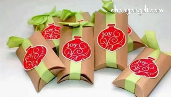 衛生紙卷筒芯廢物禮儀制作禮物包裝盒的方法 -  www.shougongdi.com