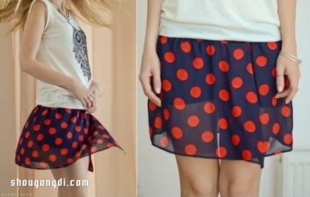 女生夏天短褲小改造 找一條絲巾來試試吧~- www.shougongdi.com