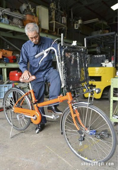 自行車改造DIY 可變形成手推車- www.shougongdi.com