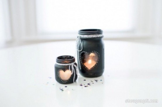 玻璃瓶罐廢物利用小制作 簡單DIY讓生活更美好- www.shougongdi.com