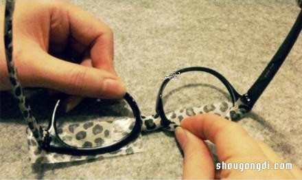 舊黑框眼鏡手工小改造 DIY拉風新眼鏡框- www.shougongdi.com