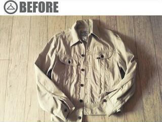 舊夾克外套改造DIY創意 染色後就成新外套啦！- www.shougongdi.com