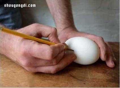 雞蛋殼變廢為寶制作微型花園小手工藝品- www.shougongdi.com