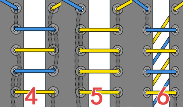 鞋帶的24種系法 不可不學的花樣系鞋帶方法
