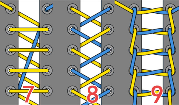 鞋帶的24種系法 不可不學的花樣系鞋帶方法