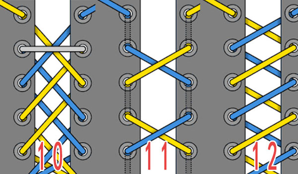 鞋帶的24種系法 不可不學的花樣系鞋帶方法