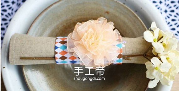 用卷紙筒手工制作漂亮餐具收那套的做法 -  www.shougongdi.com