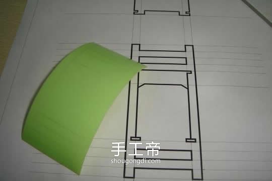 用洗發水瓶制作椅子模型 自制椅子模型怎麼做 -  www.shougongdi.com