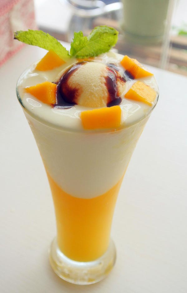 初秋芒果酸奶增強抵抗力
