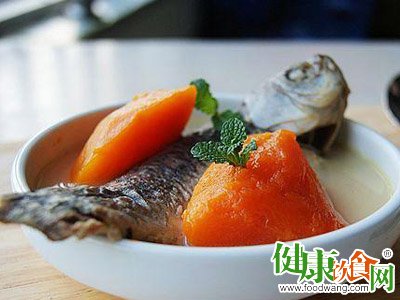 冬季養生湯：鲫魚木瓜湯