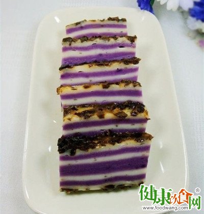 紫薯大棗年糕