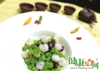春季菜譜 蠶豆炒蝦仁