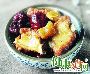 冬季御寒養生菜 紅棗桂圓燒排骨