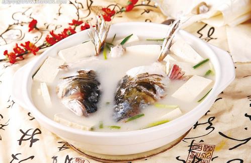 魚頭炖豆腐 補鈣營養絕配
