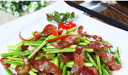 美味菜式糖炒臘腸
