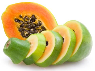 木瓜的功效與作用：木瓜能清心潤肺健脾消食