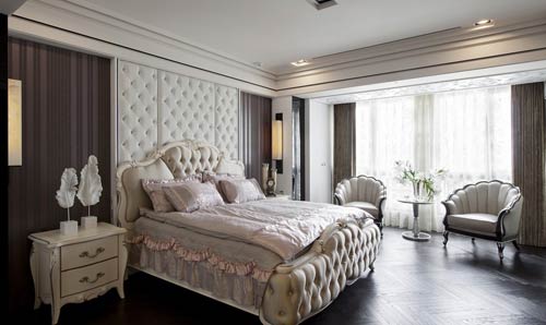古典風格裝修，歐式古典風格，歐式古典風格案例，歐式風格裝修，大戶型裝修，臥室設計