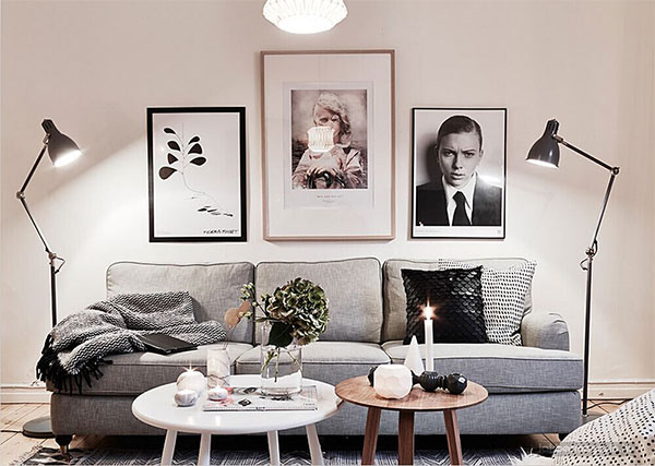 淺灰色沙發搭配,客廳沙發,百搭沙發,客廳家具