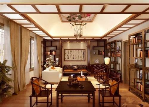 9款中式書房裝修效果圖 風雅墨香中國風