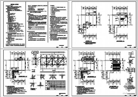 鋼結構陽台施工圖