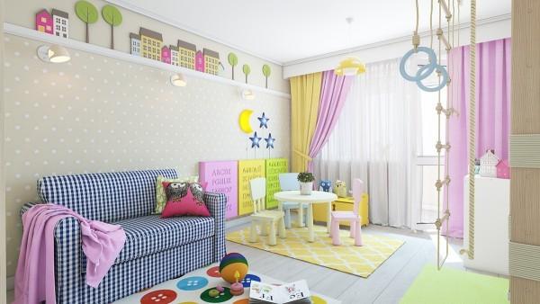 彩色兒童房裝修效果圖案例