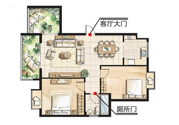 客廳風水布局圖解 最詳盡的客廳風水布局圖