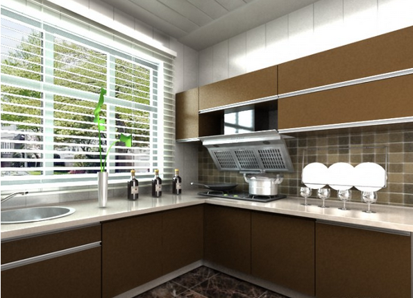 小面積廚房提高空間利用率打造科幻廚房