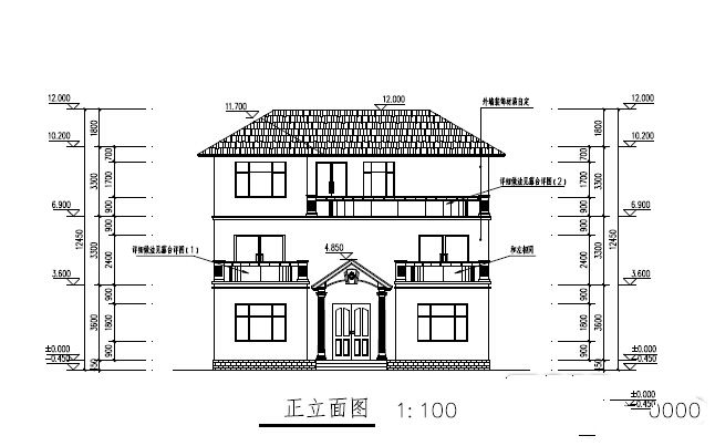 三層別墅設計圖