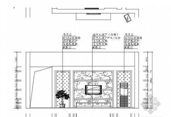 客廳吊頂的施工工藝圖