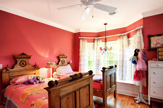 營造美式田園色彩 10款舒適兒童房裝修