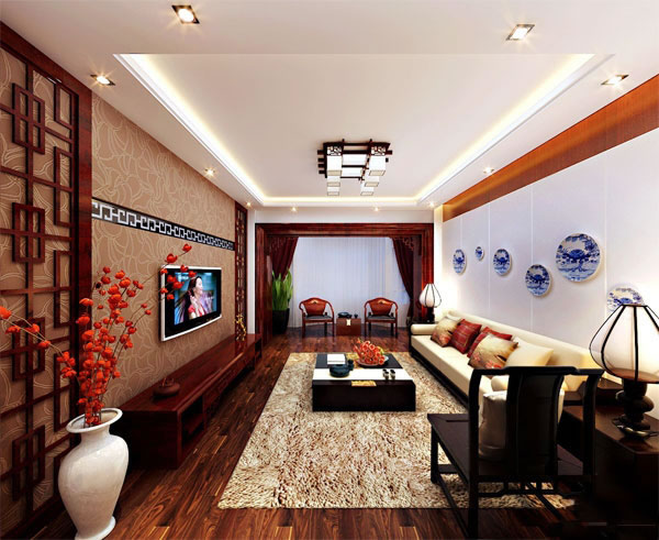 20個中式客廳裝修效果圖賞 雕欄玉砌之美