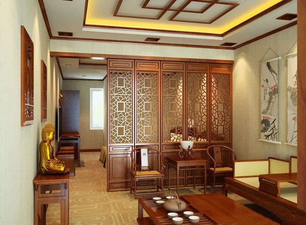 20個中式客廳裝修效果圖賞 雕欄玉砌之美