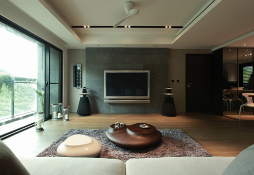 收納設計，現代簡約風格，現代簡約裝修，客廳設計