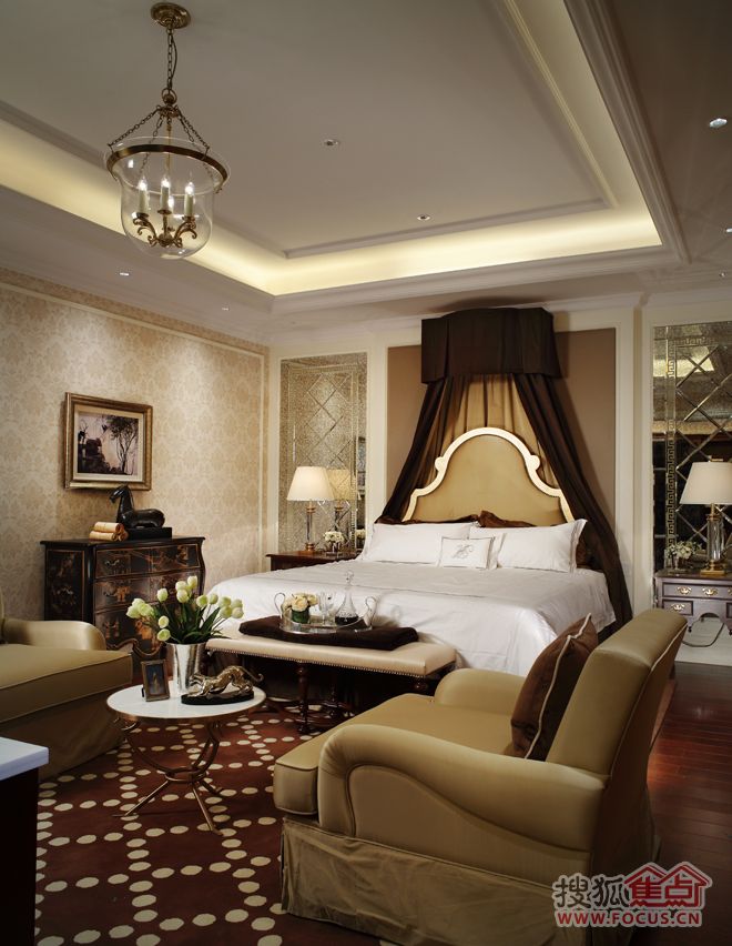 古典歐式風格，新中式風格，臥室設計