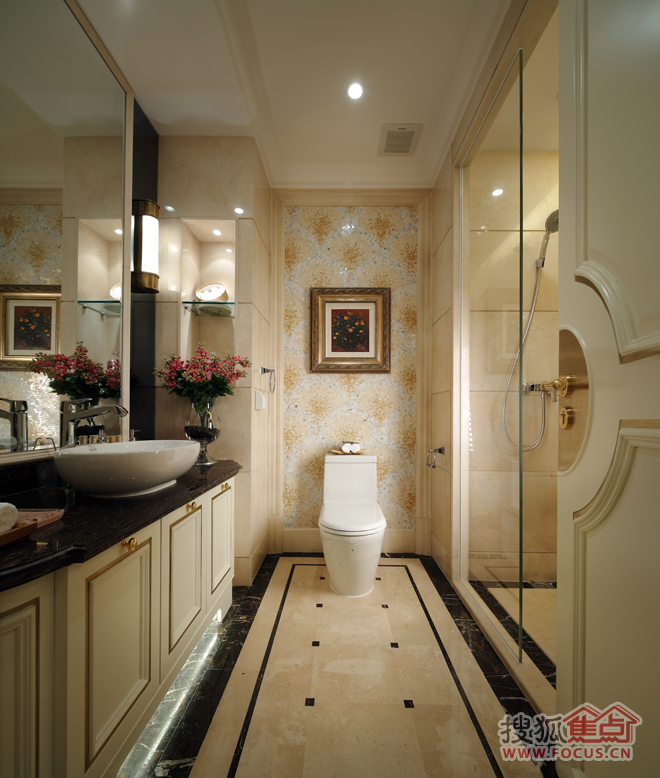 古典歐式風格，新中式風格，浴室設計