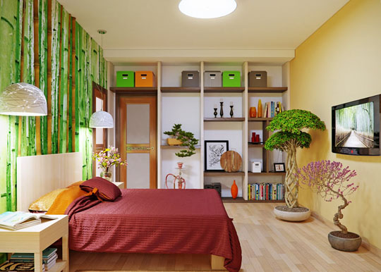 小戶型裝修，小戶型案例，收納設計，牆面設計，臥室設計