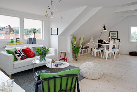 55平米白色瑞典公寓 感受北歐風的恬淡舒適